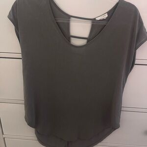 Women's Gray/dark green Top